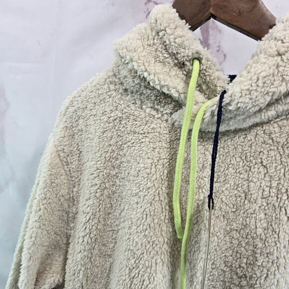 Chubbies Hoodie Mens Medium High Pile Pullover Sweatshirt Teddy Sherpa Snow Day - Picture 2 of 10